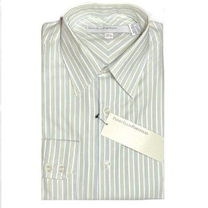 2 for $25 Perry Ellis Portfolio Terragon Button Front Dress Shirt 15.5 32/33